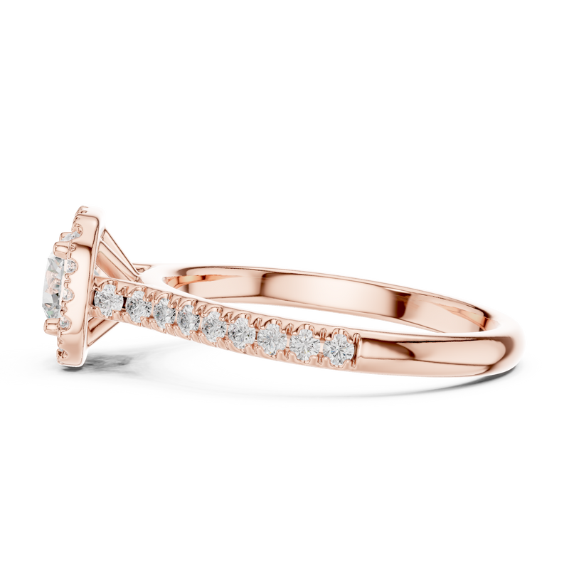 Ladies Ring LR-0245@7 - Rose Gold - Image
