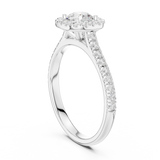 Ladies Ring LR-0245@7 - White Gold - Image