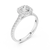 Ladies Ring LR-0245@7 - White Gold - Image