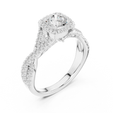 Ladies Ring LR-0247@7 - White Gold - Image