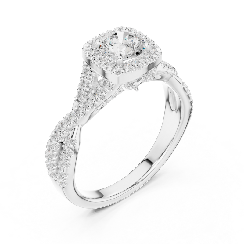 Ladies Ring LR-0247@7 - White Gold - Image