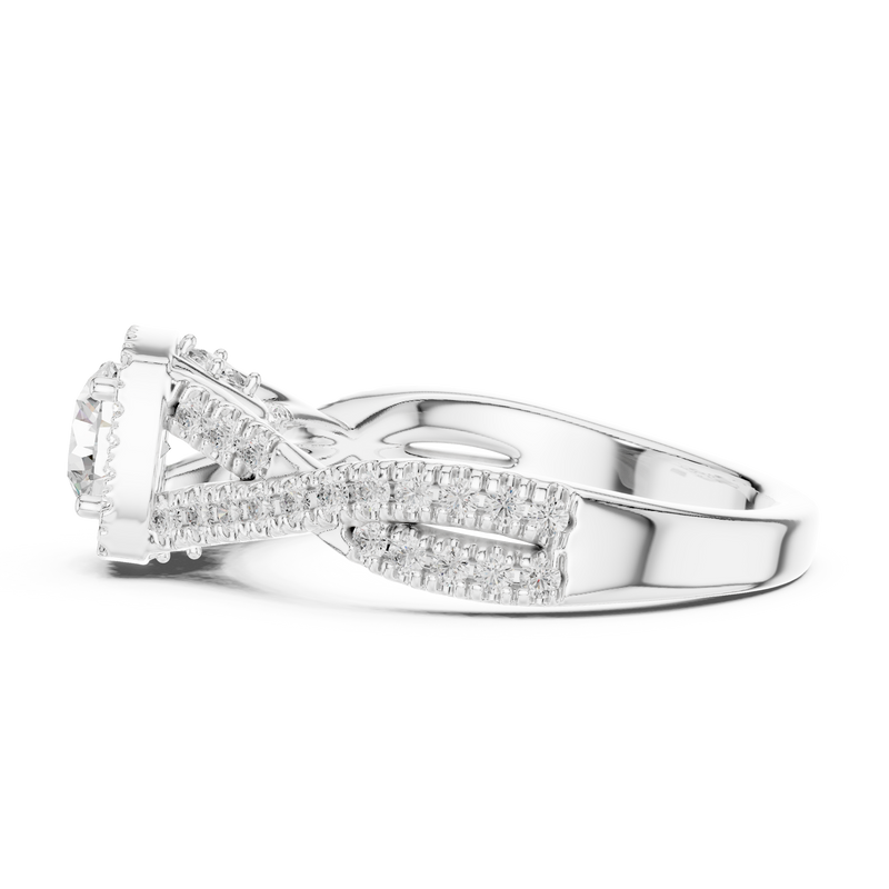 Ladies Ring LR-0247@7 - White Gold - Image