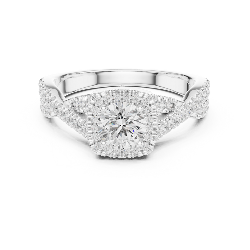 Ladies Ring LR-0247@7 - White Gold - Image
