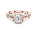 Ladies Ring LR-0248@7 - Rose Gold - Image