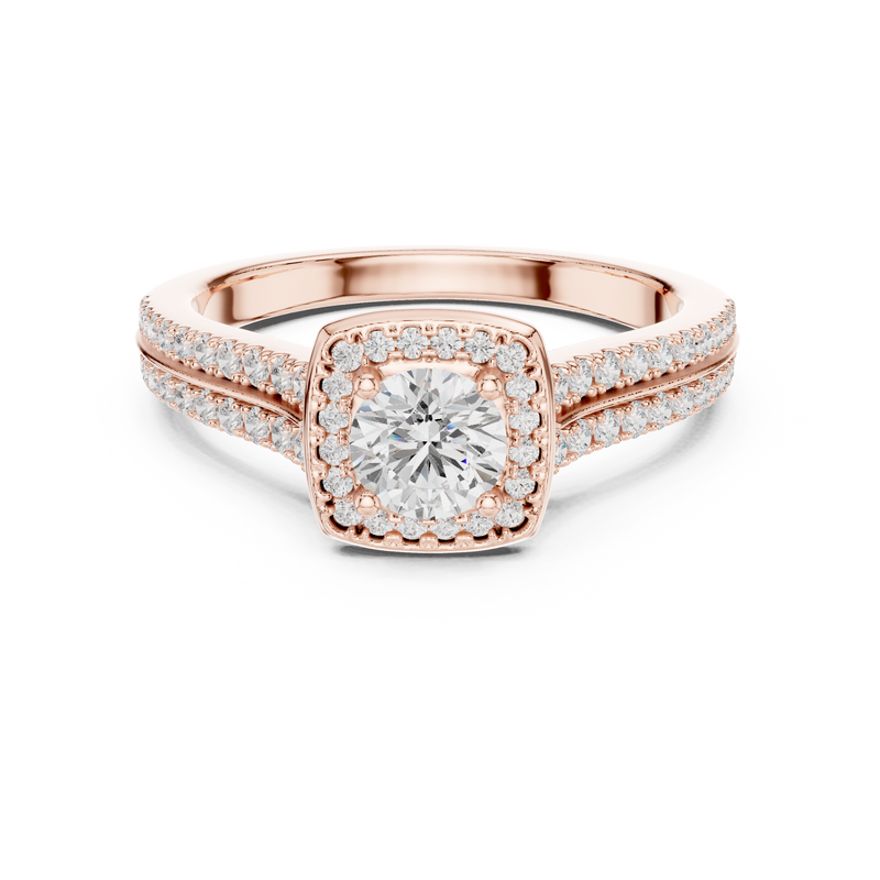 Ladies Ring LR-0248@7 - Rose Gold - Image