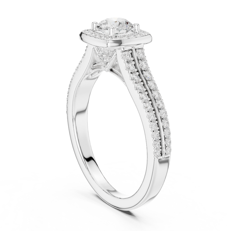 Ladies Ring LR-0248@7 - White Gold - Image