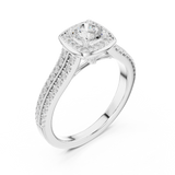 Ladies Ring LR-0248@7 - White Gold - Image