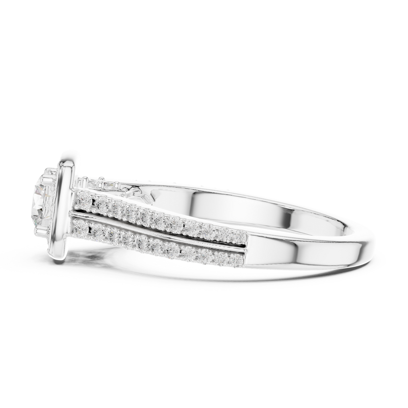 Ladies Ring LR-0248@7 - White Gold - Image