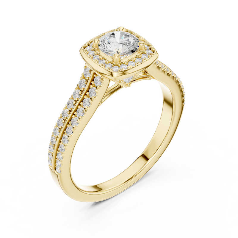 Ladies Ring LR-0248@7 - Yellow Gold - Image