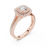 Ladies Ring LR-0249@7 - Rose Gold - Image