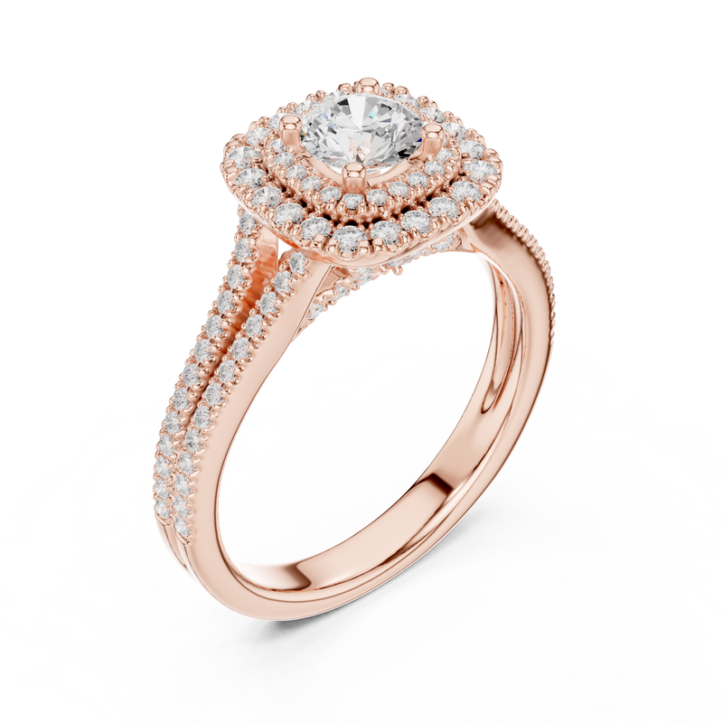 Ladies Ring LR-0249@7 - Rose Gold - Image