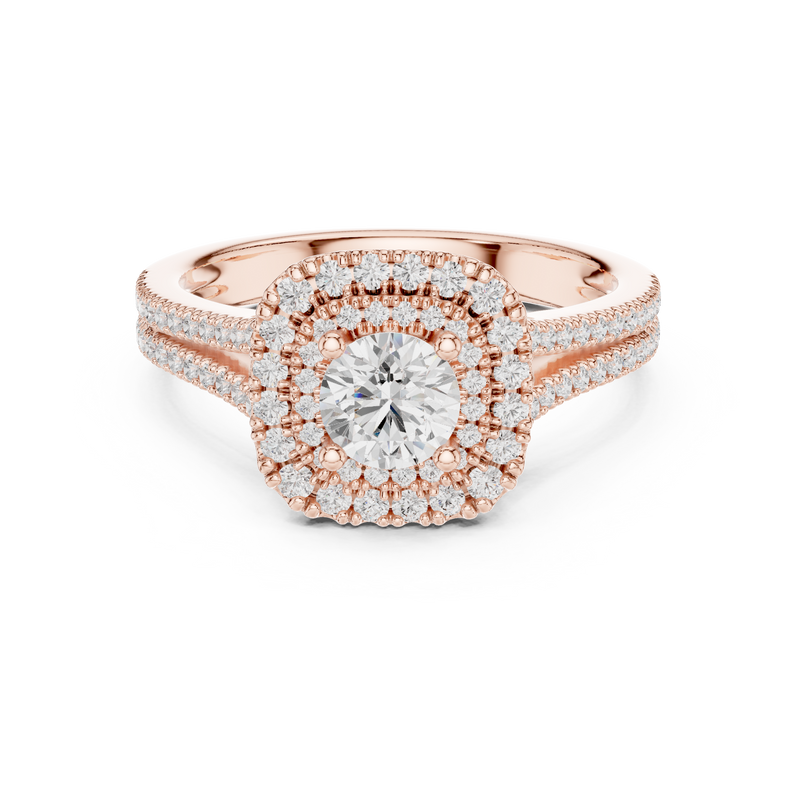 Ladies Ring LR-0249@7 - Rose Gold - Image