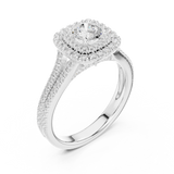 Ladies Ring LR-0249@7 - White Gold - Image