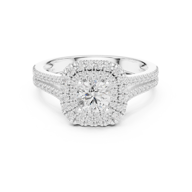 Ladies Ring LR-0249@7 - White Gold - Image