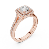 Ladies Ring LR-0252@7 - Rose Gold - Image
