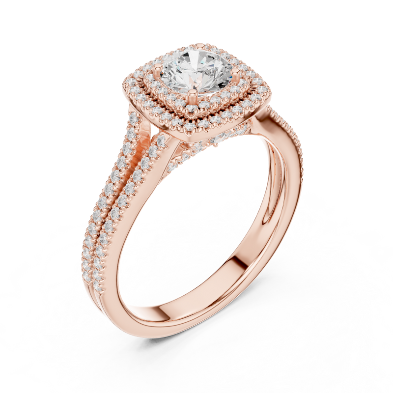 Ladies Ring LR-0252@7 - Rose Gold - Image