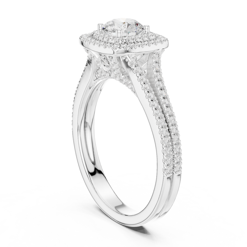 Ladies Ring LR-0252@7 - White Gold - Image