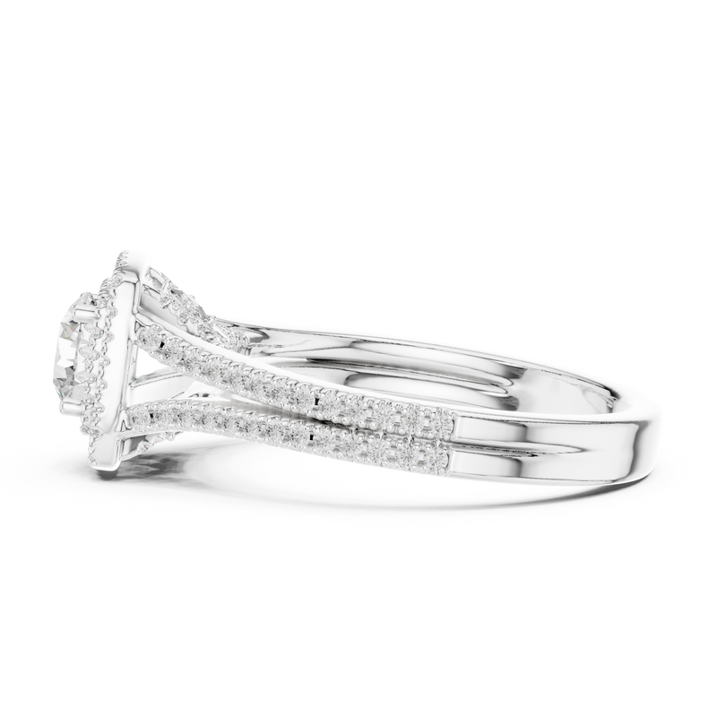 Ladies Ring LR-0252@7 - White Gold - Image