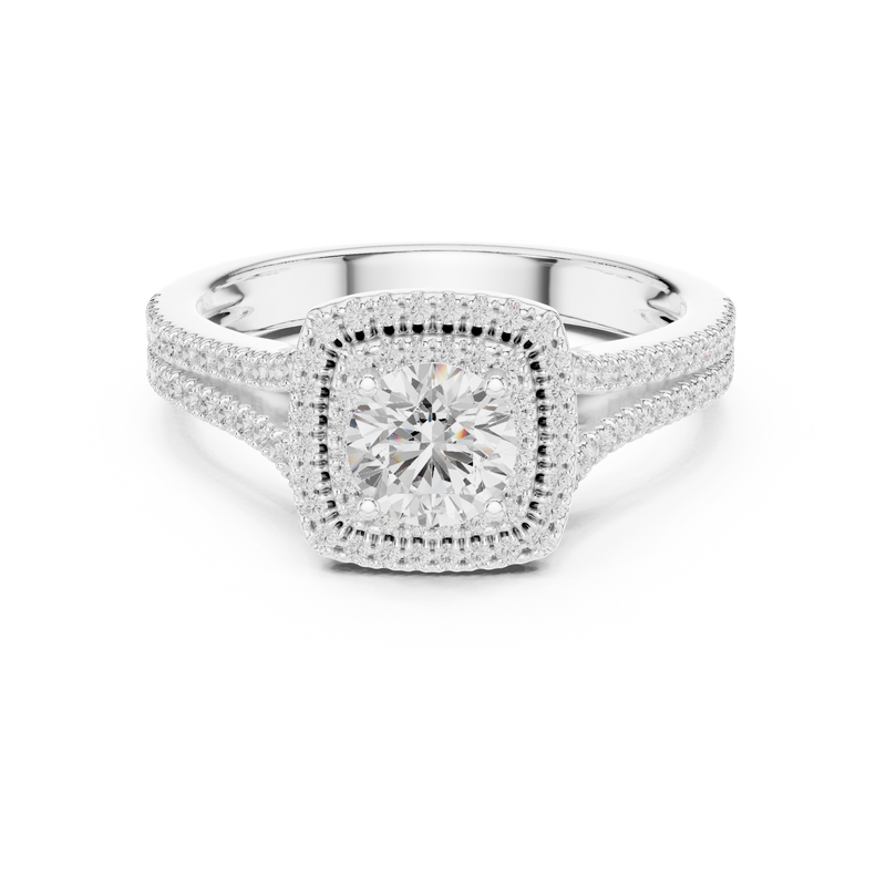 Ladies Ring LR-0252@7 - White Gold - Image