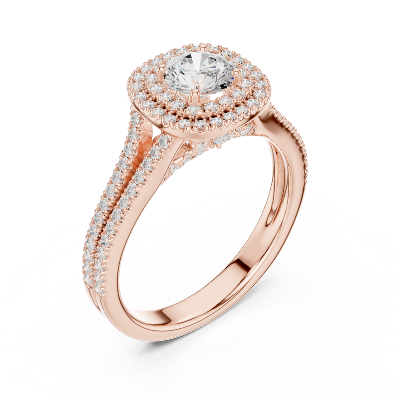 Ladies Ring LR-0253@7 - Rose Gold - Image