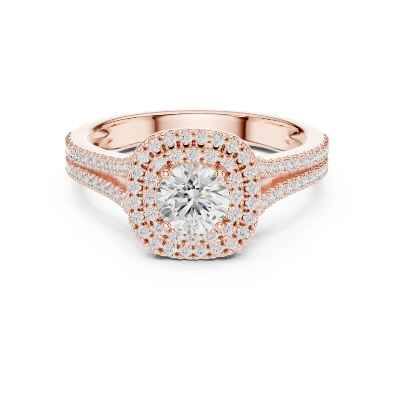 Ladies Ring LR-0253@7 - Rose Gold - Image