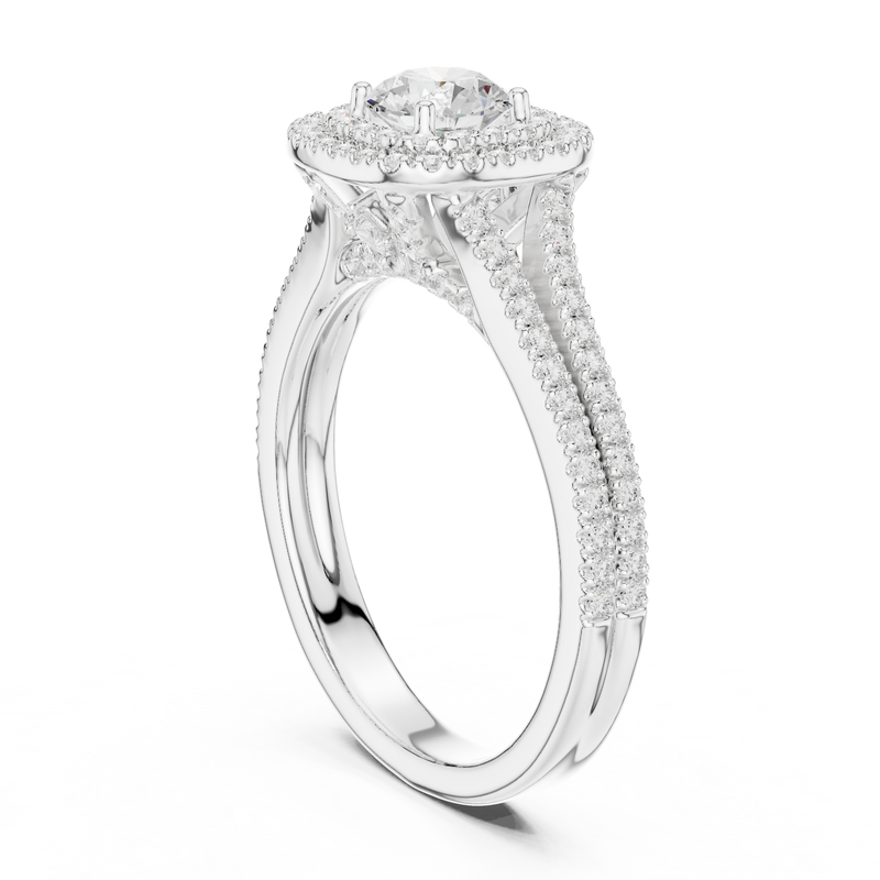 Ladies Ring LR-0253@7 - White Gold - Image