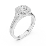 Ladies Ring LR-0253@7 - White Gold - Image