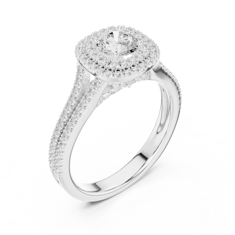 Ladies Ring LR-0253@7 - White Gold - Image