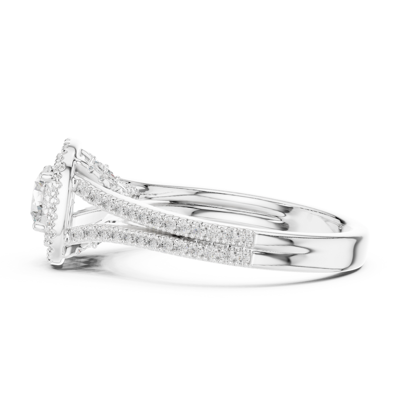 Ladies Ring LR-0253@7 - White Gold - Image