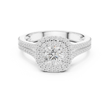 Ladies Ring LR-0253@7 - White Gold - Image