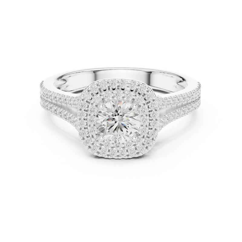 Ladies Ring LR-0253@7 - White Gold - Image