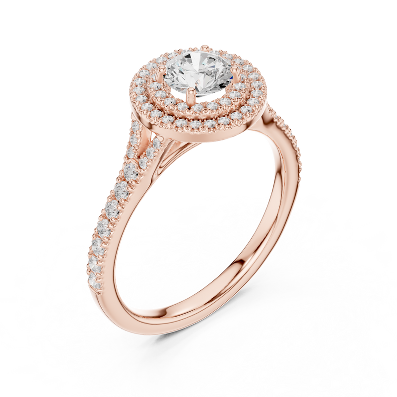 Ladies Ring LR-0254@7 - Rose Gold - Image