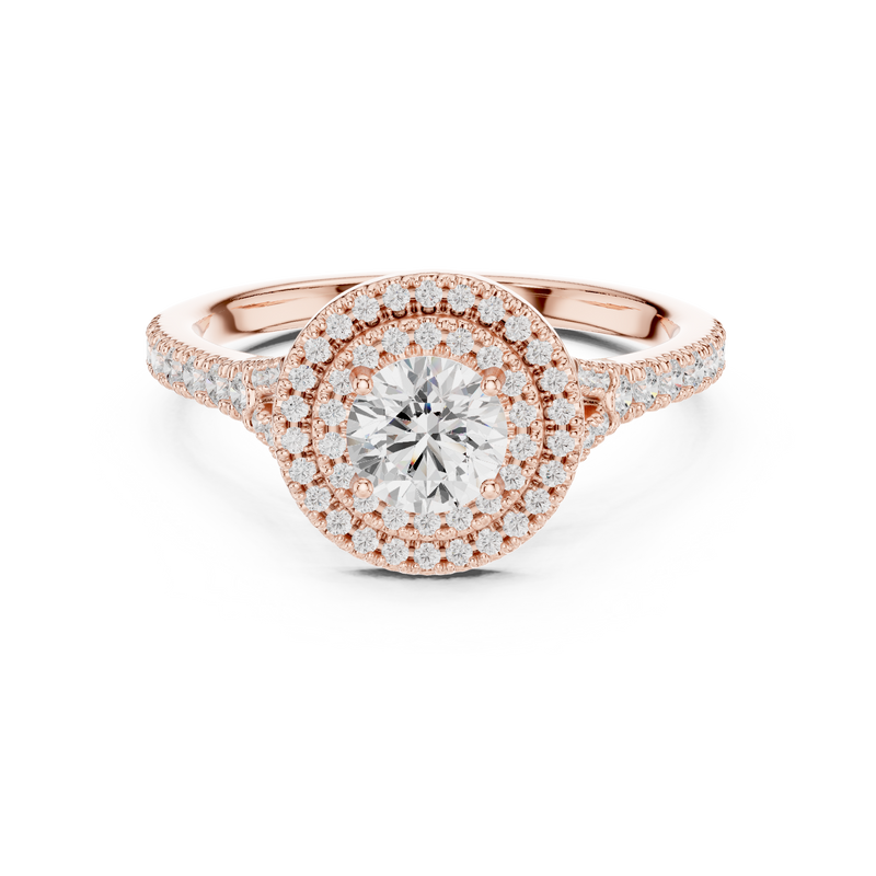 Ladies Ring LR-0254@7 - Rose Gold - Image