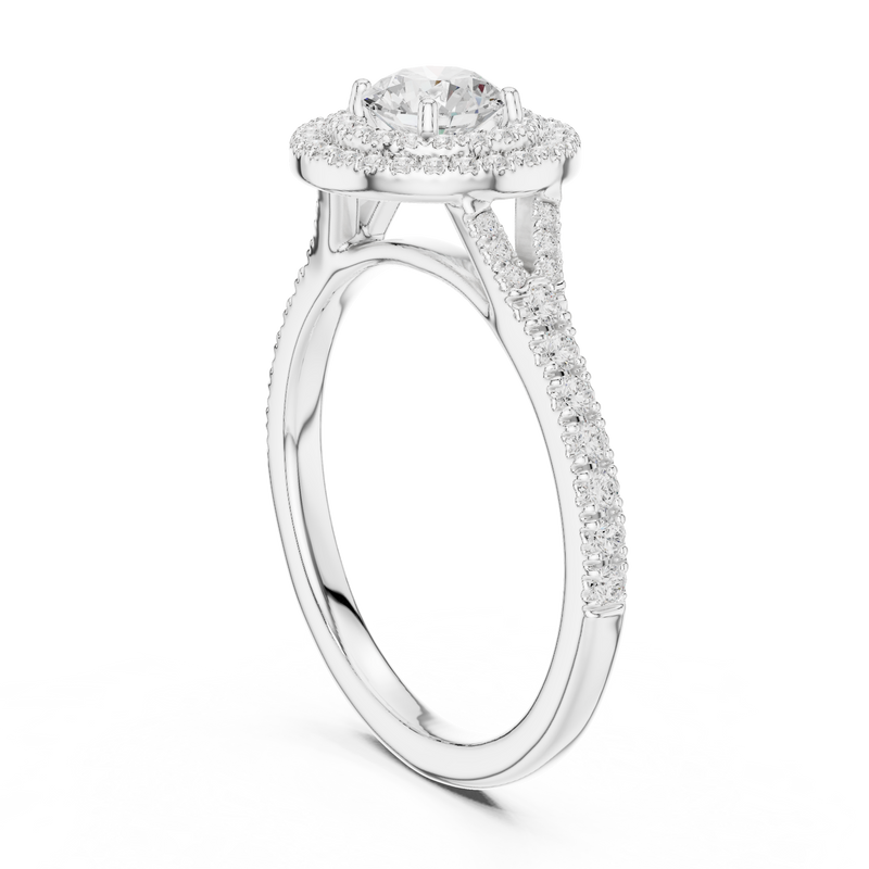 Ladies Ring LR-0254@7 - White Gold - Image