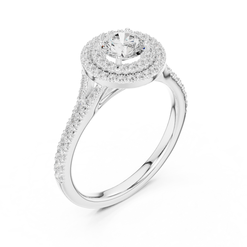 Ladies Ring LR-0254@7 - White Gold - Image