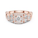 Ladies Ring LR-0255@7 - Rose Gold - Image