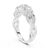Ladies Ring LR-0255@7 - White Gold - Image
