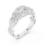 Ladies Ring LR-0255@7 - White Gold - Image