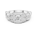 Ladies Ring LR-0255@7 - White Gold - Image