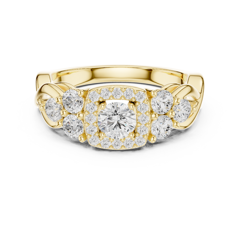 Ladies Ring LR-0255@7 - Yellow Gold - Image