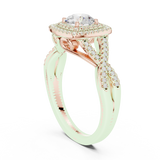 Ladies Ring LR-0257@7 - Rose Gold - Image