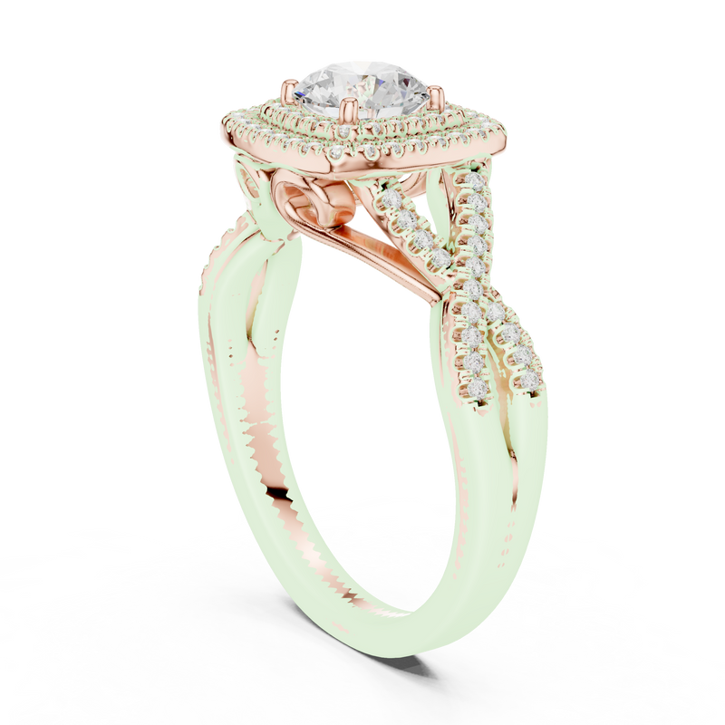 Ladies Ring LR-0257@7 - Rose Gold - Image