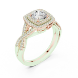 Ladies Ring LR-0257@7 - Rose Gold - Image