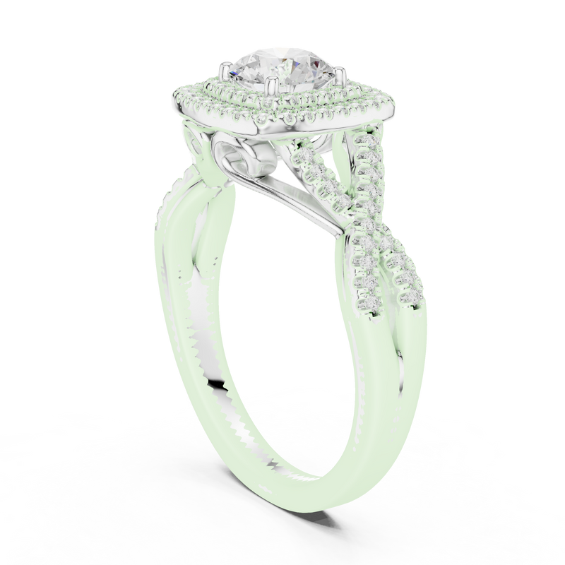 Ladies Ring LR-0257@7 - White Gold - Image