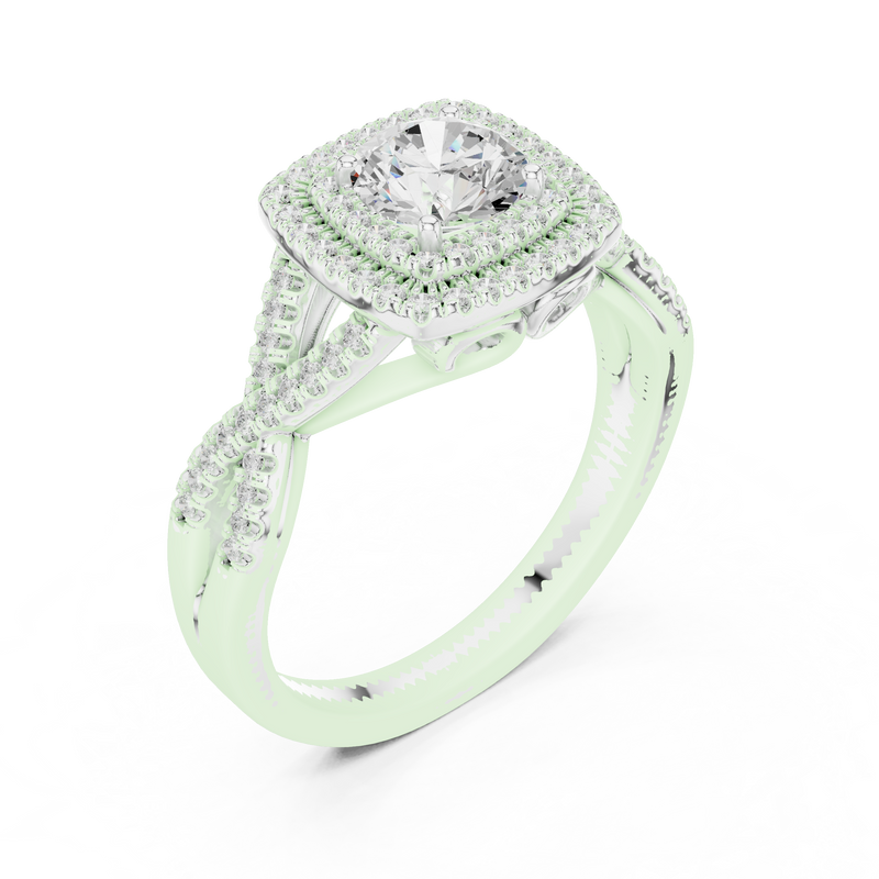 Ladies Ring LR-0257@7 - White Gold - Image