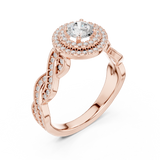Ladies Ring LR-0258@7 - Rose Gold - Image