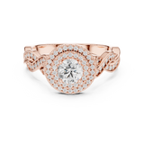 Ladies Ring LR-0258@7 - Rose Gold - Image