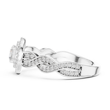 Ladies Ring LR-0258@7 - White Gold - Image