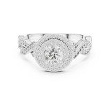Ladies Ring LR-0258@7 - White Gold - Image