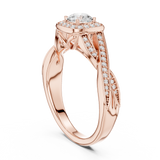 Ladies Ring LR-0259@7 - Rose Gold - Image